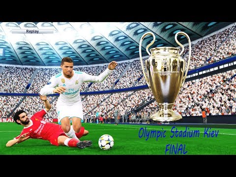 Real Madrid vs Liverpool FINAL 2018 | Olimpiyskiy Stadium Kiev | UEFA Champions League PES