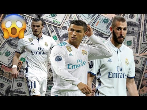 Real Madrid Player Salaries per week 2017-2018 || Crazy World ||