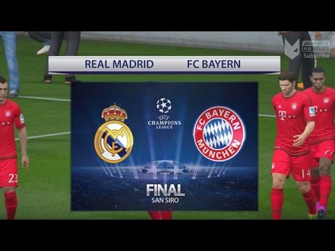 FIFA 16 | CHAMPIONS LEAGUE FINAL | REAL MADRID V BAYERN MUNCHEN (with Graphics)