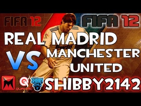 FIFA 12 Real Madrid vs. Manchester United Gameplay "Power House Teams!" Football Dual Commentary